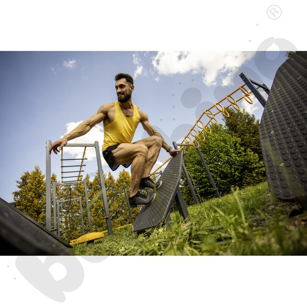 NinjaWorkout Master - Pochyłe platformy