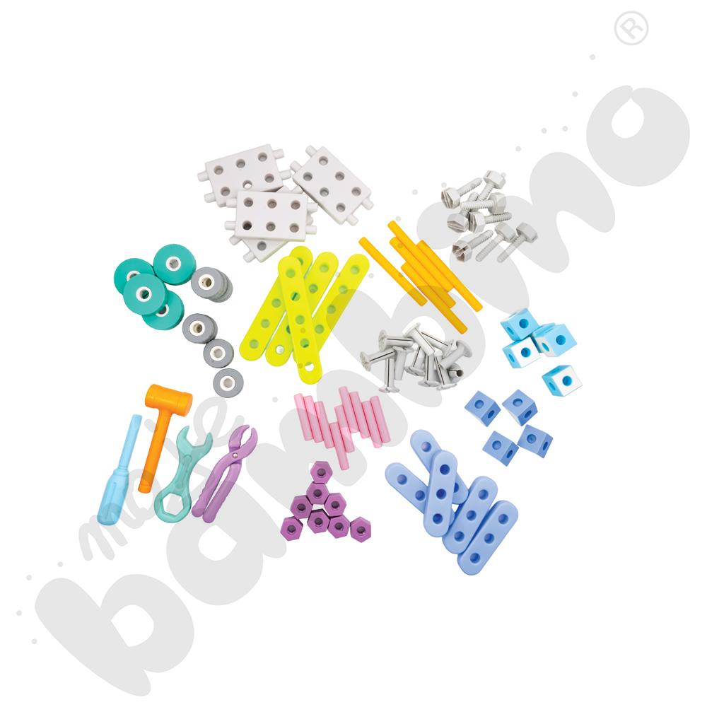 Klocki Gigo - Mały inżynier - pojazdy XL