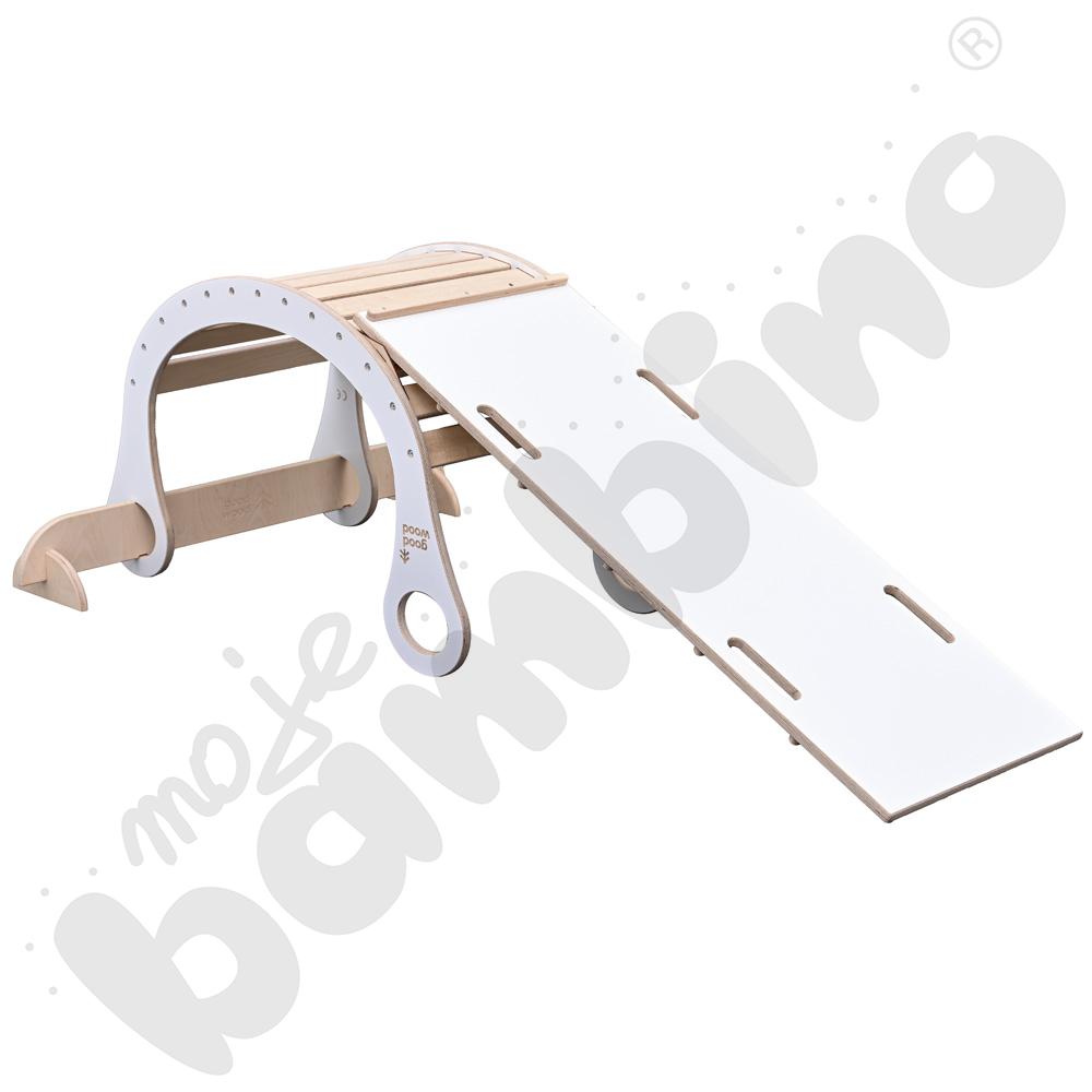 Drewniany bujak Good Wood - biały - MED