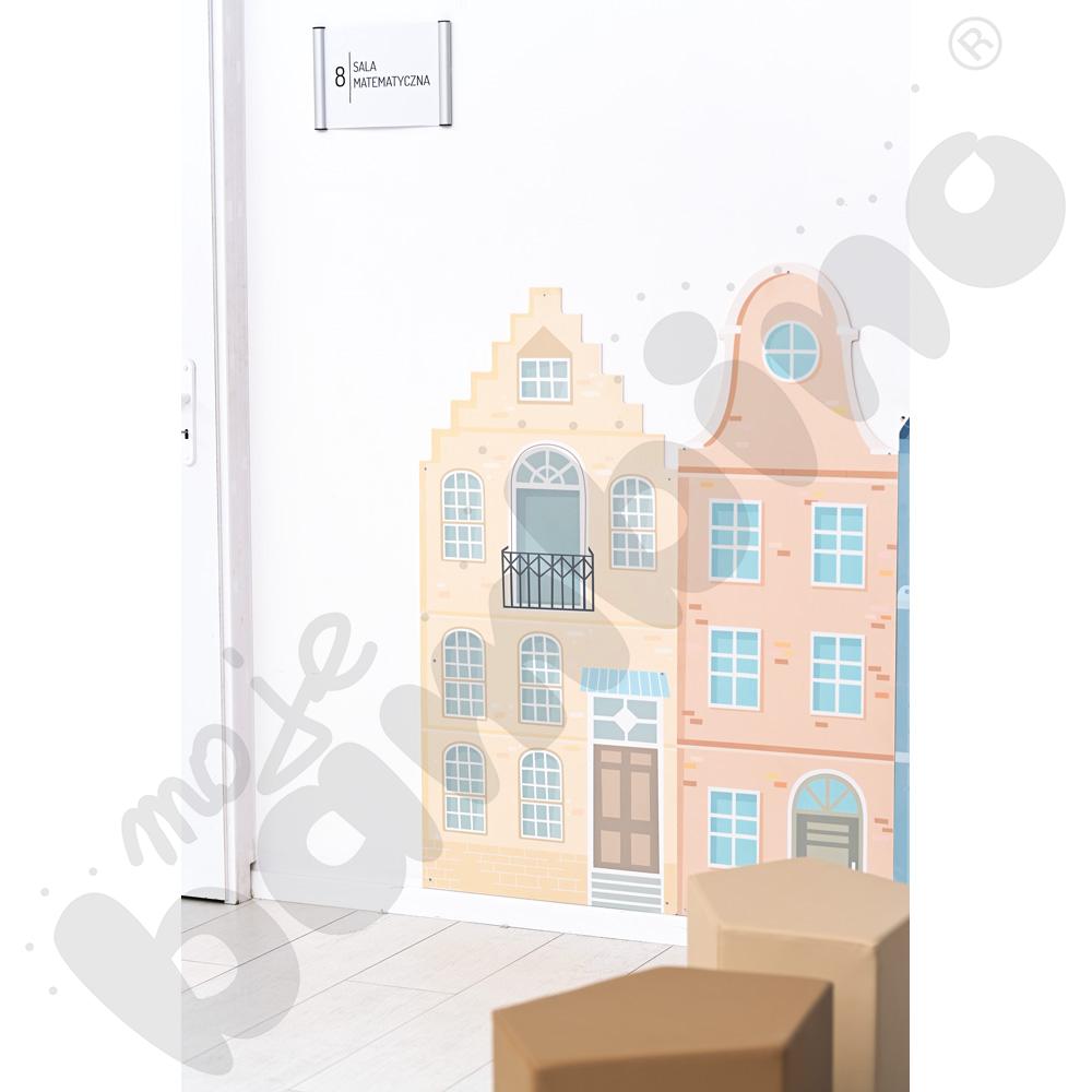 Panel ścienny - dom, piaskowy