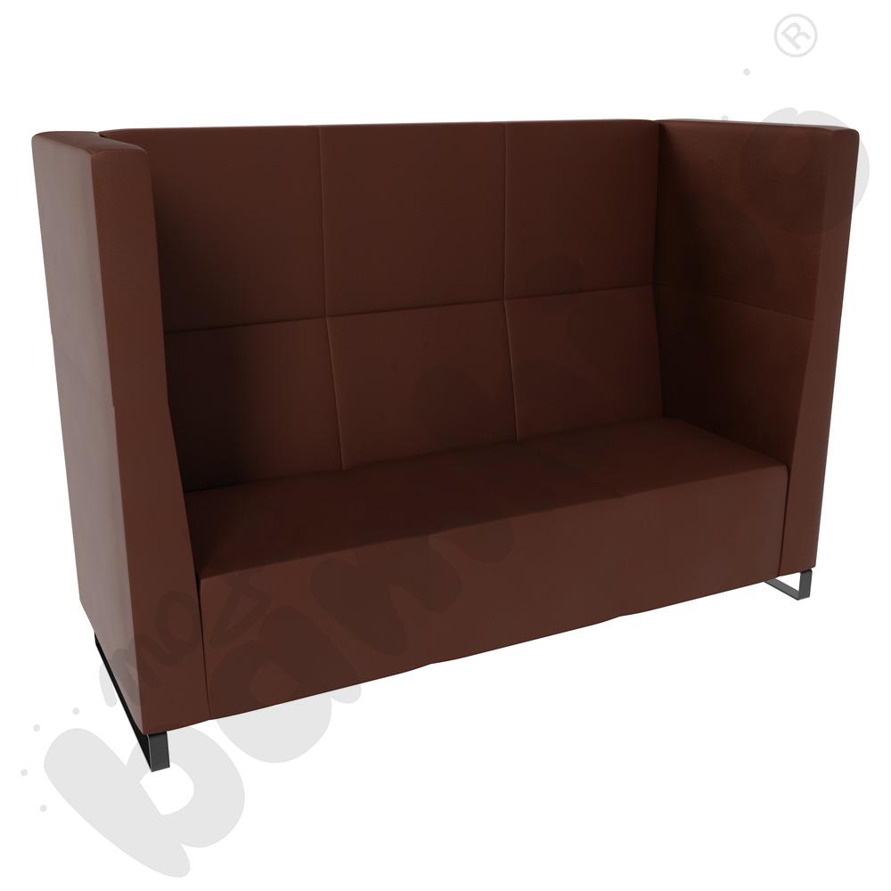 Sofa Universum 3-os. wys. 133 cm, 2 boki średnie, tkanina MT03