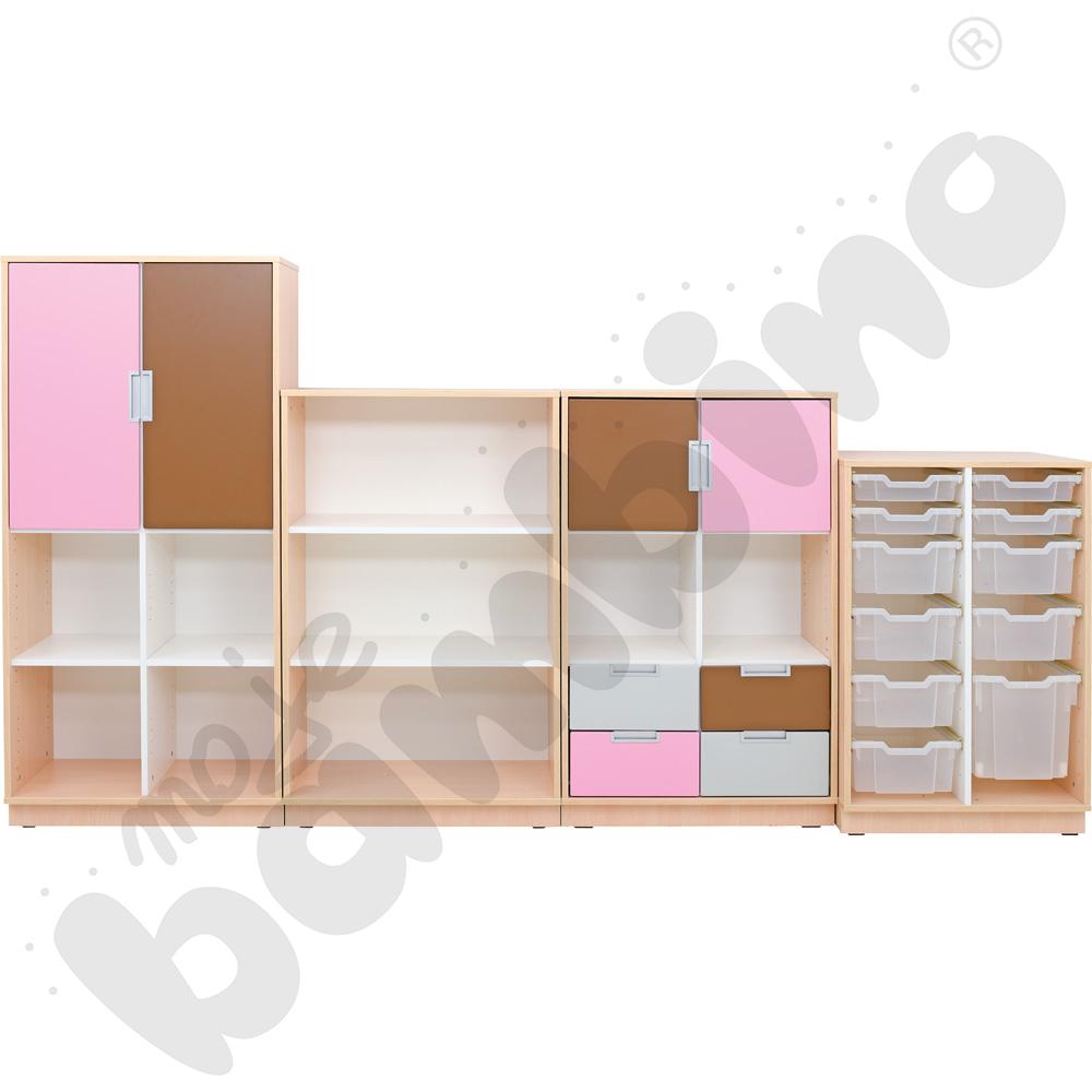 Quadro - zestaw 91, 90 st., skrzynia klon jasny