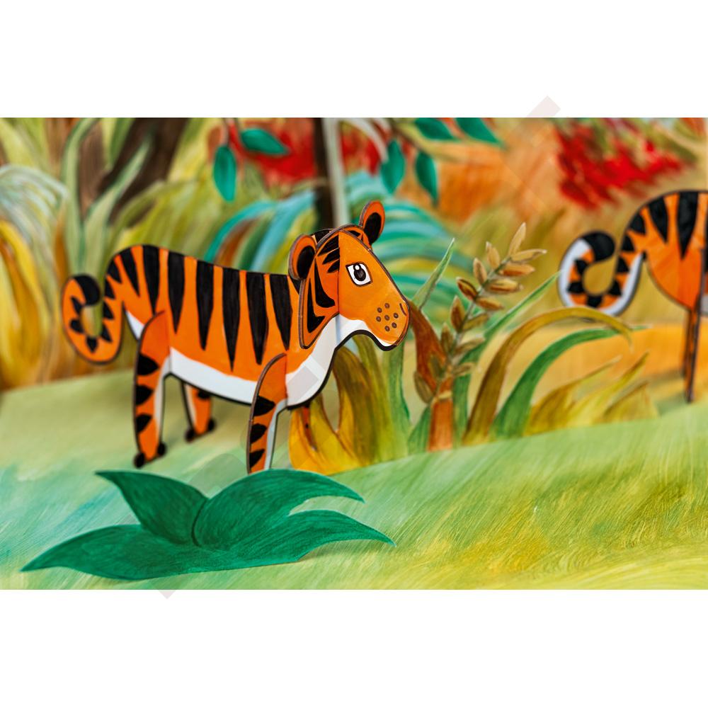 „Tiger im Dschungel” – Henri Rousseau