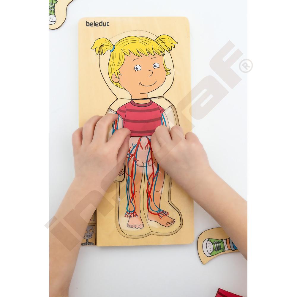 Viacvrstvové puzzle - dievča