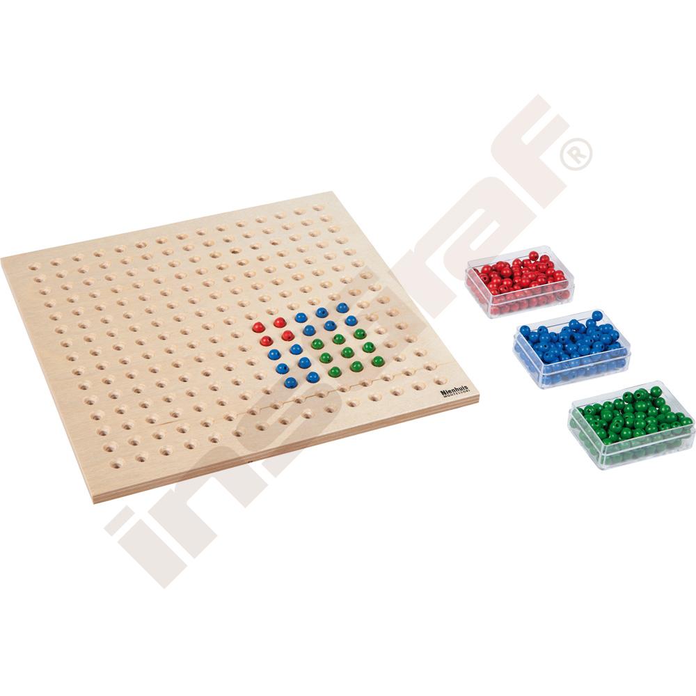 Malá tabulka Montessori odmocnin
