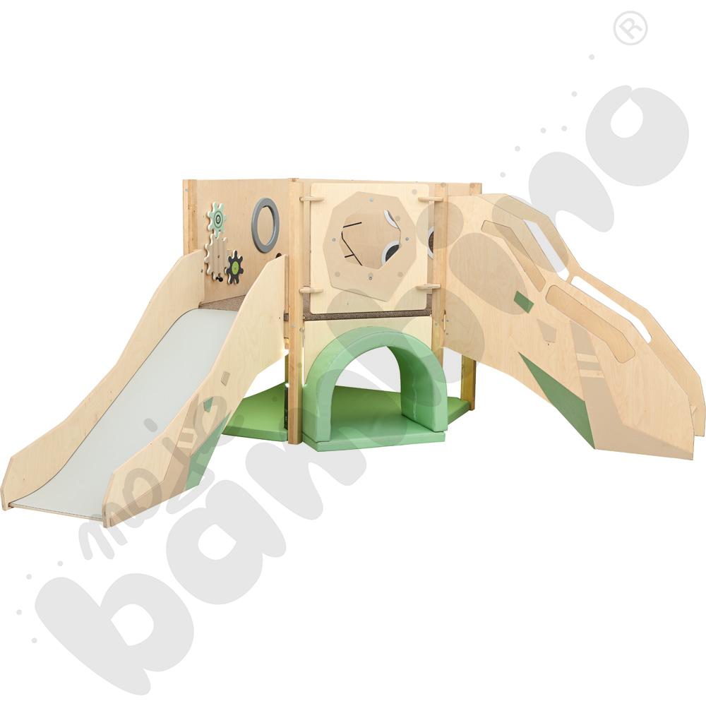 Kącik Leśny zakątek z elementami sensorycznymi