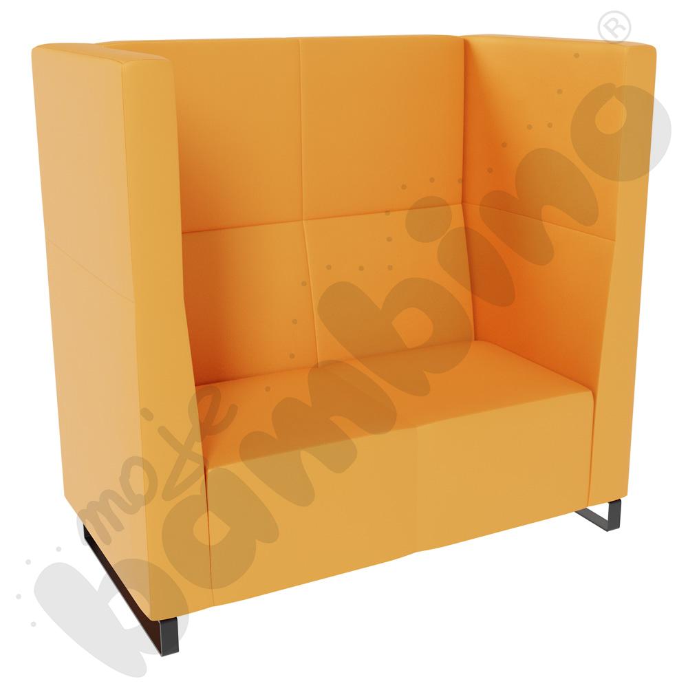 Sofa Universum 2-os. wys. 133 cm, 2 boki średnie, tkanina MT08