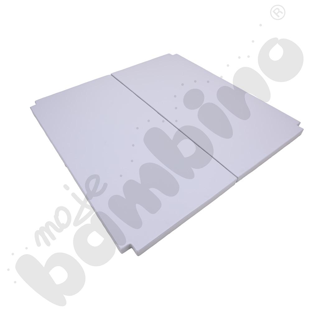 Zestaw 2 szarych materacy do kabiny SI - wyposażenie do kabiny SI - MED, 1 kpl.