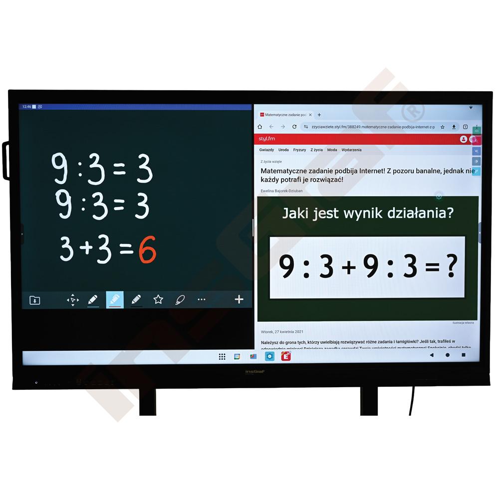 Interaktivní monitor insGraf DIGITAL EduSpace 65