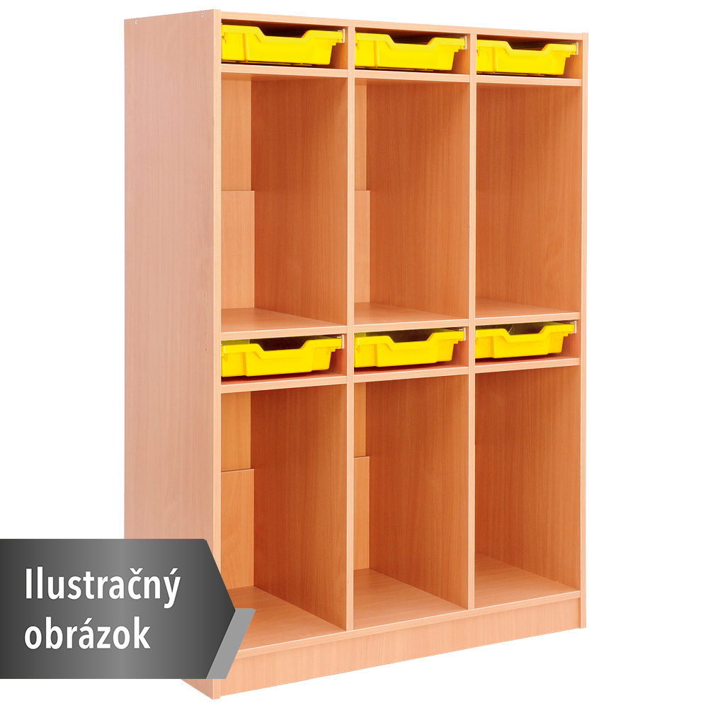 Skrinka na tašky a batohy - breza