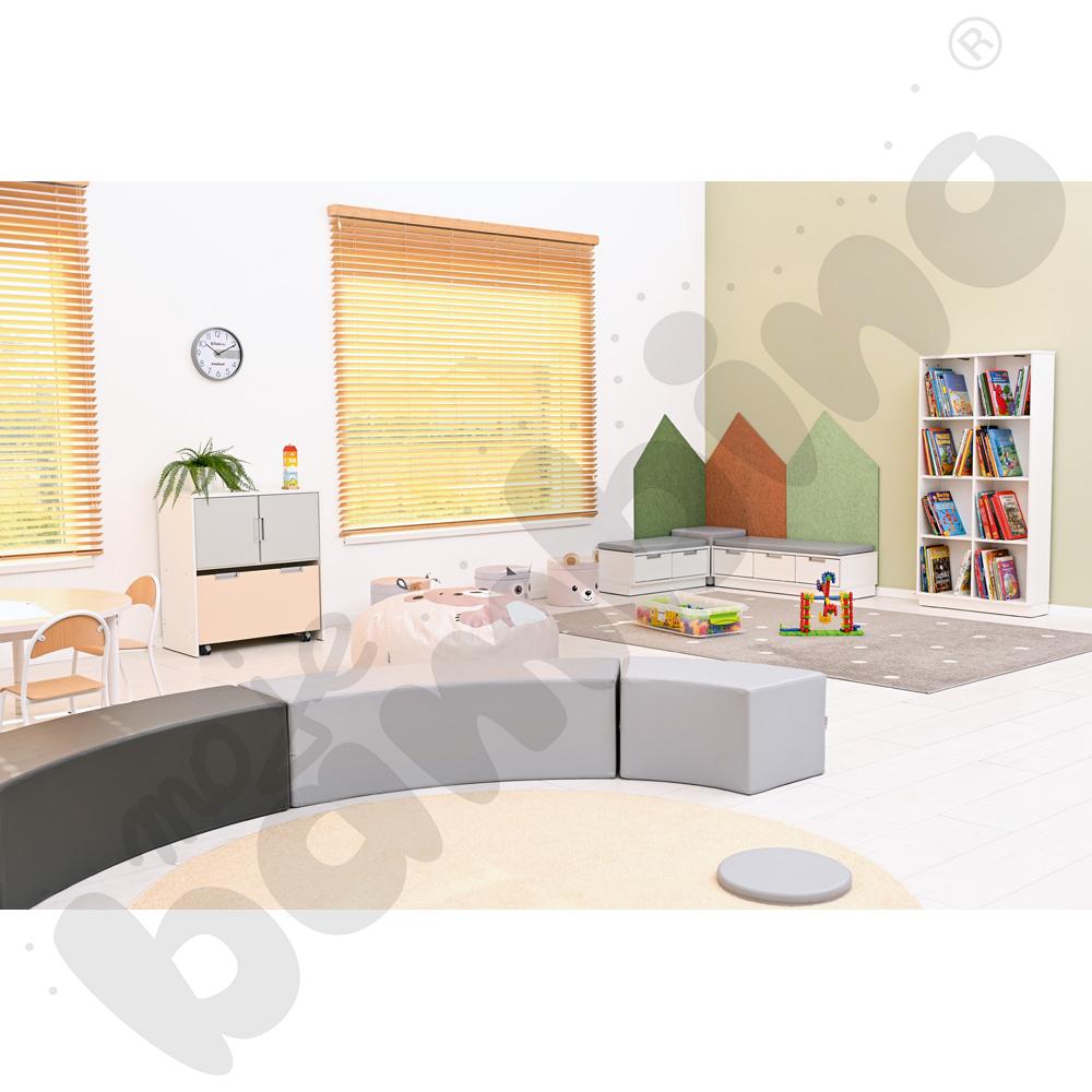 EKO dekor - domek średni - pastelowy jasnozielony