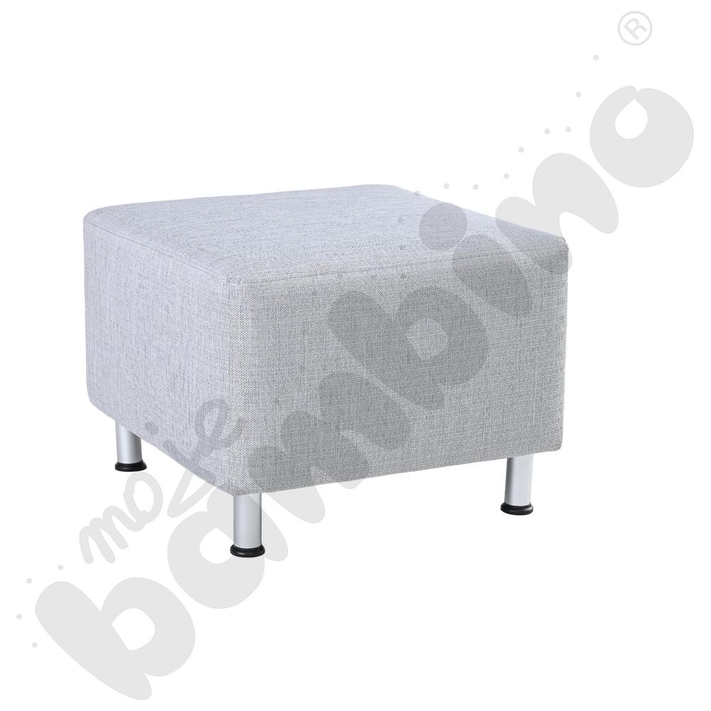 Pufa Kwadrat, jasnoszara