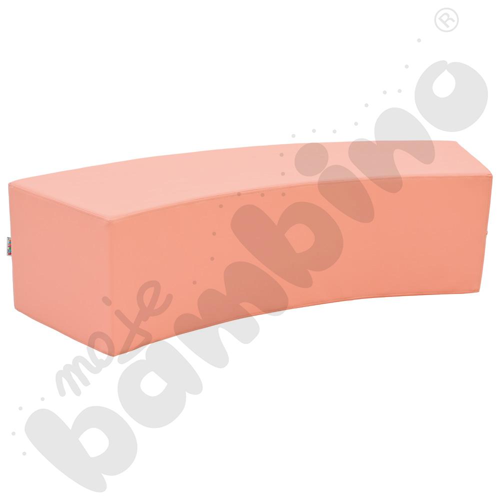 Siedzisko Paolo długie, łososiowy