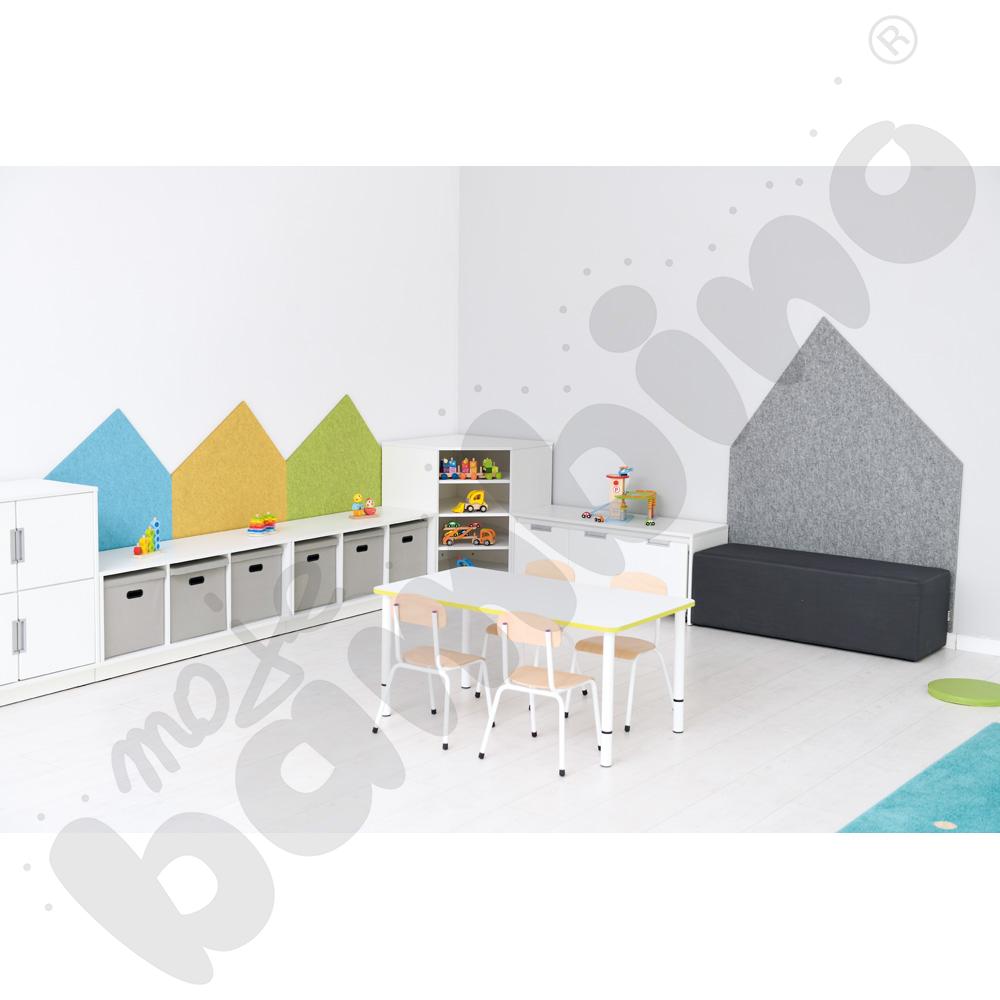 EKO dekor - domek mały niebieski