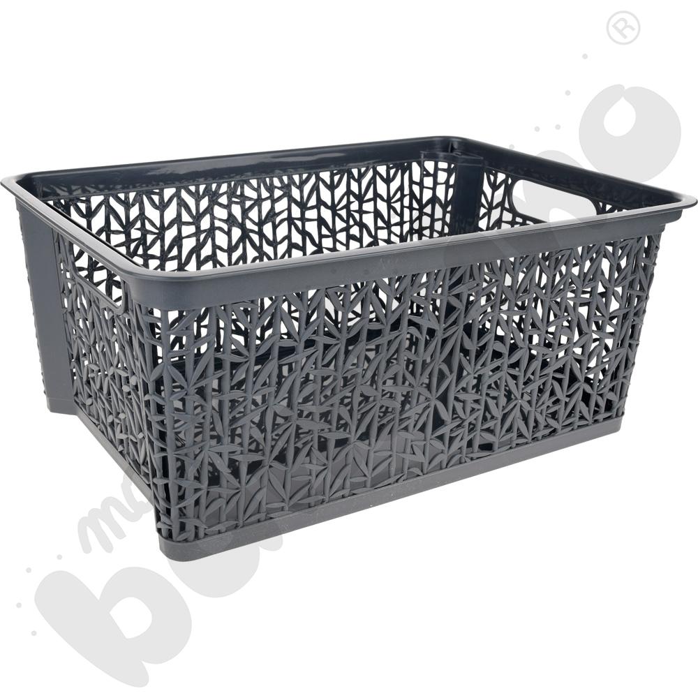 Koszyk Bamboo wys. 16 cm antracyt