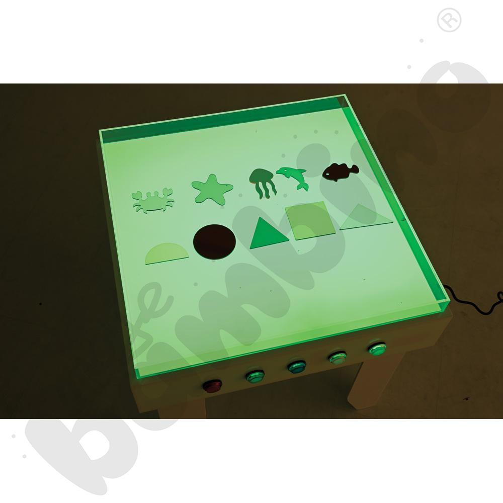 Multifunkcyjny stolik podświetlany