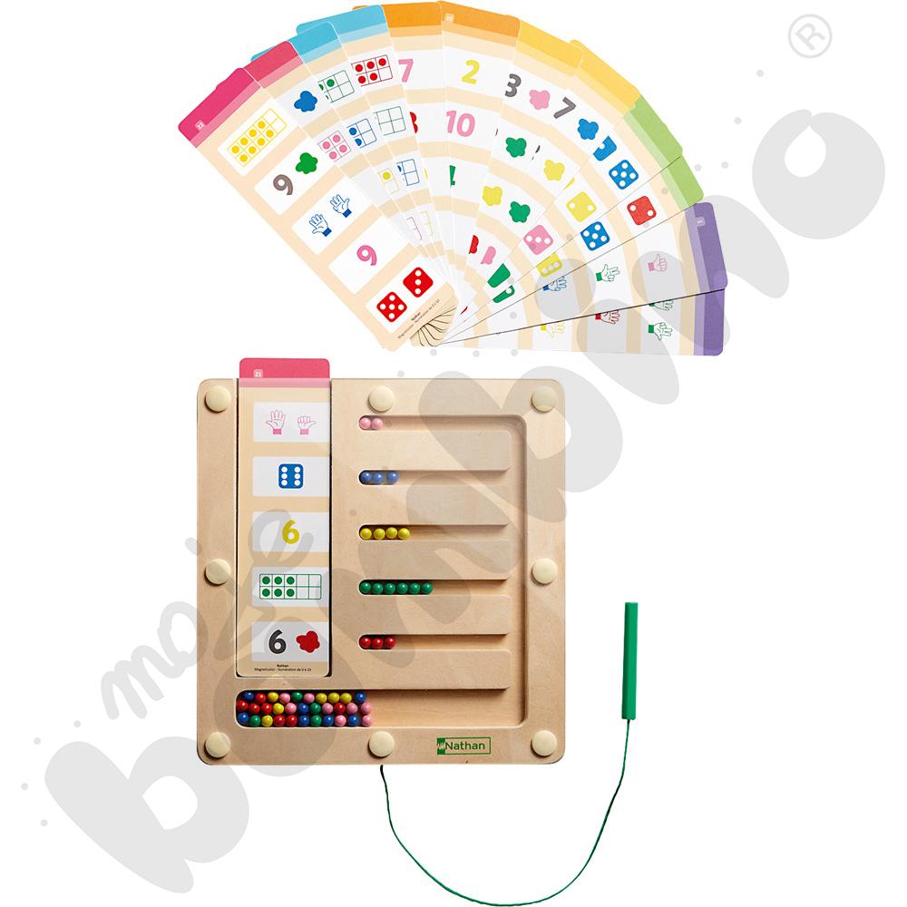 Magneticolor - układanka magnetyczna - liczby