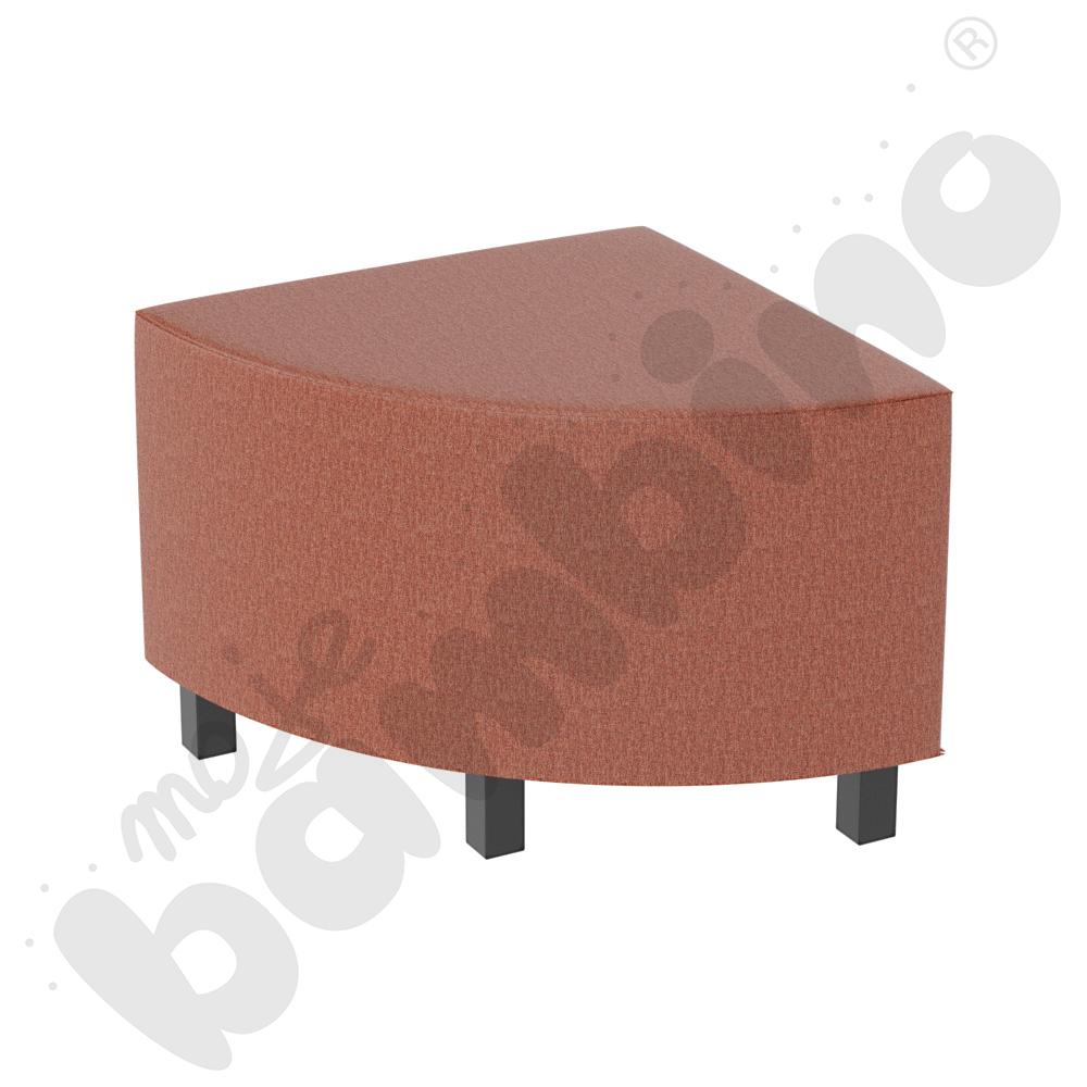 Pufa Universum 1/4 koła narożna, tkanina RO06