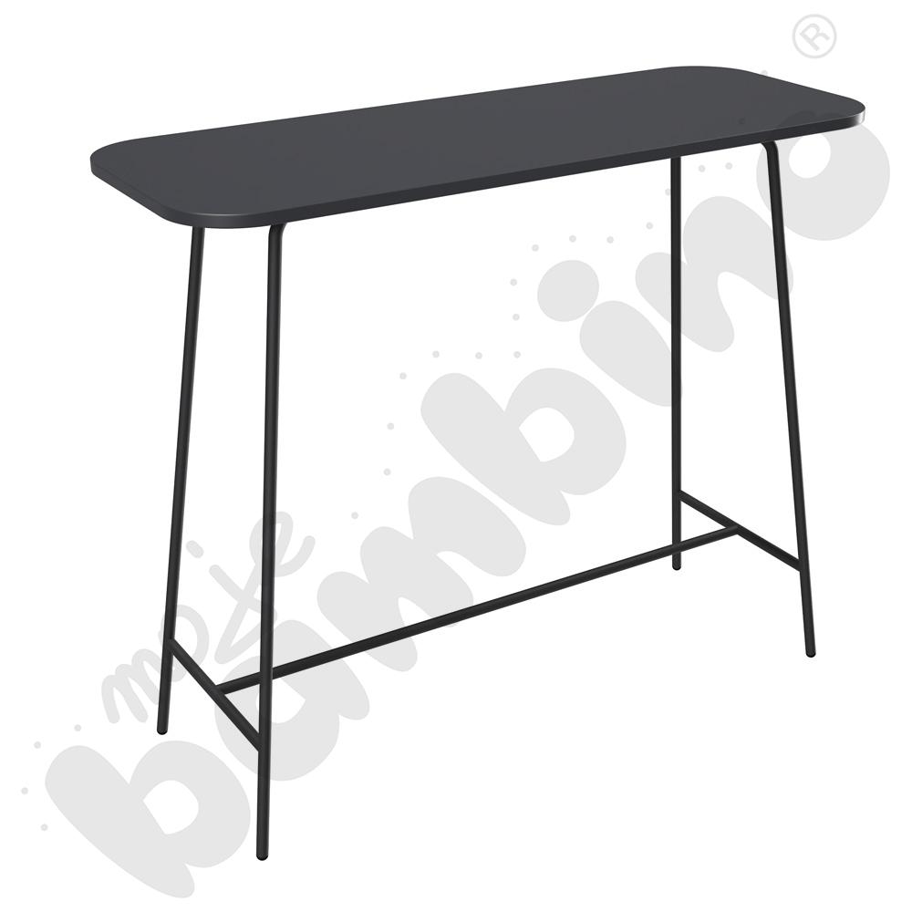   Stolik duży wysoki antracyt 130 x 50 x 110  