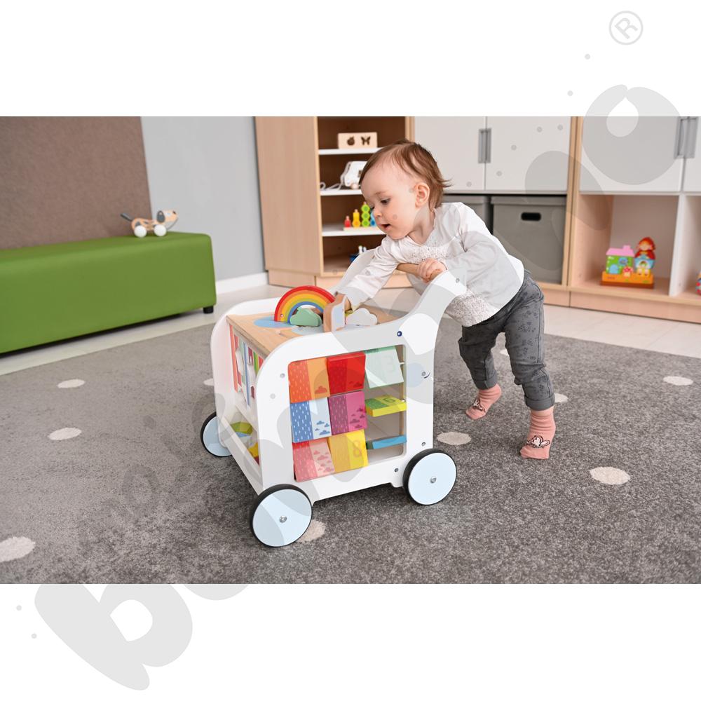 Drewniany chodzik edukacyjny