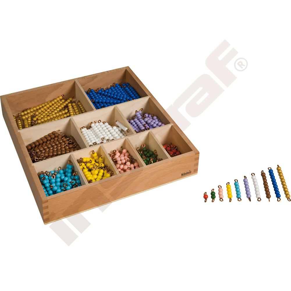 Krabička s Montessori korálky 