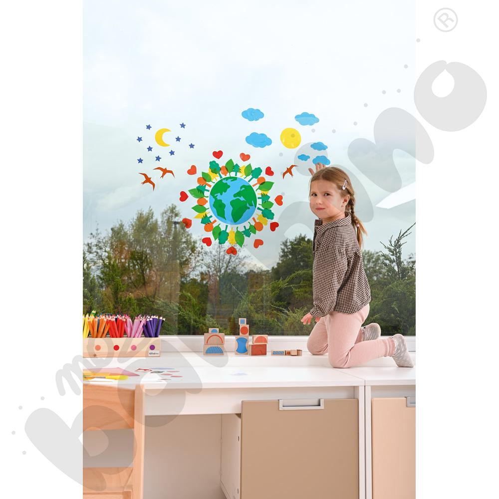 Kolorowe folie na okno