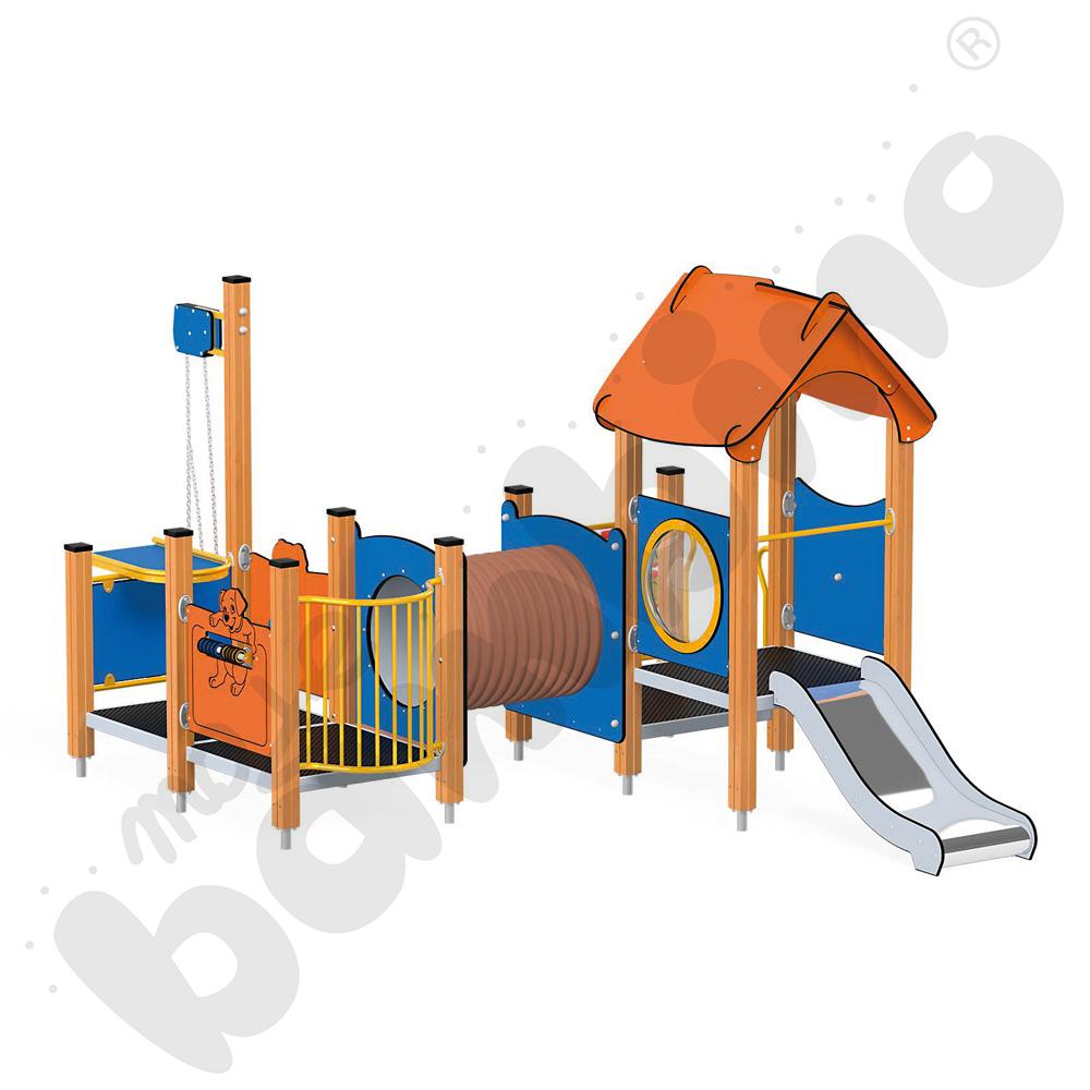 Quadro Baby - zestaw 12530, drewniane słupy