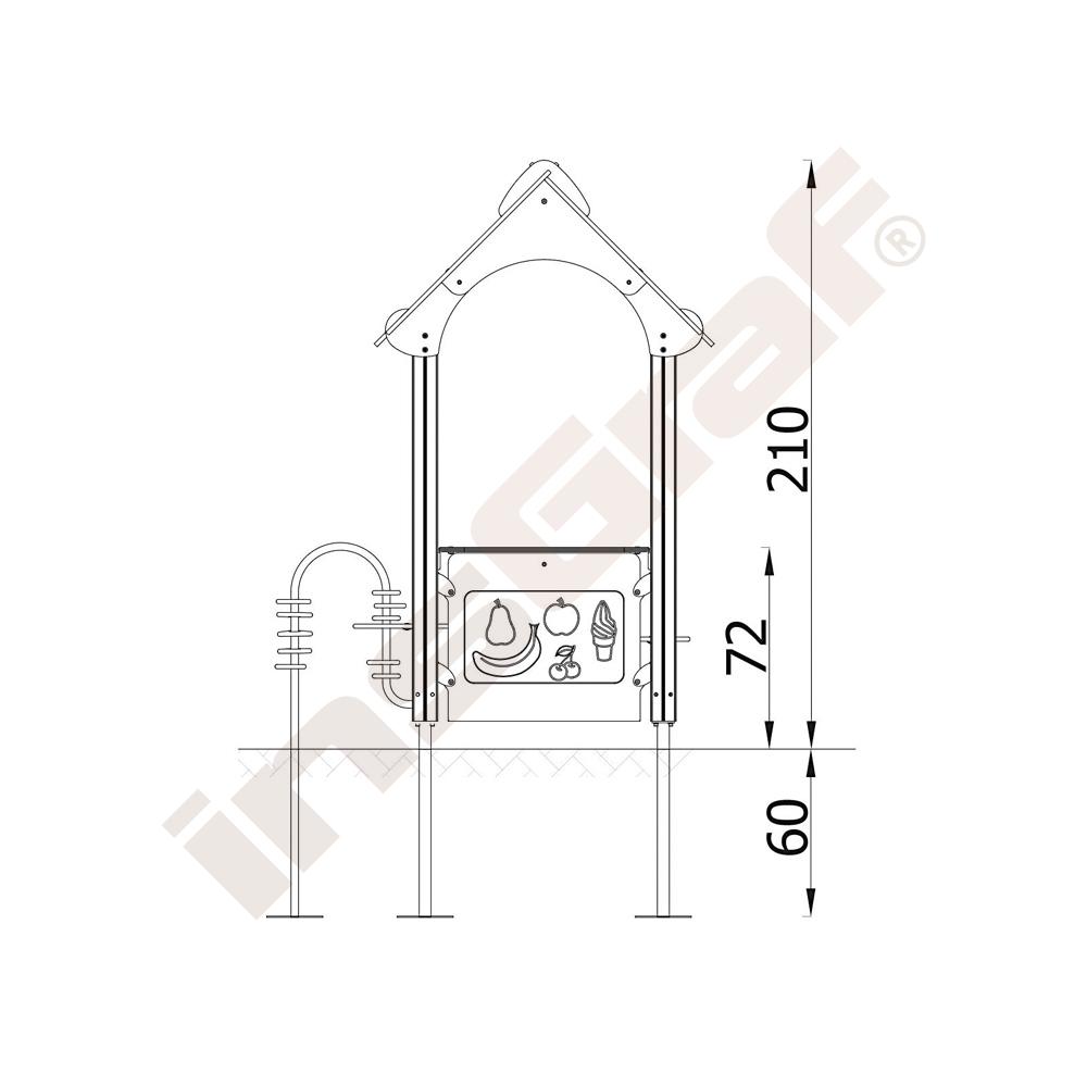 Quadro Baby - mini domeček