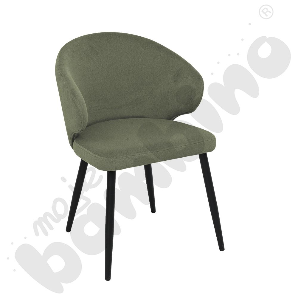 Krzesło Freja ciemnooliwkowe