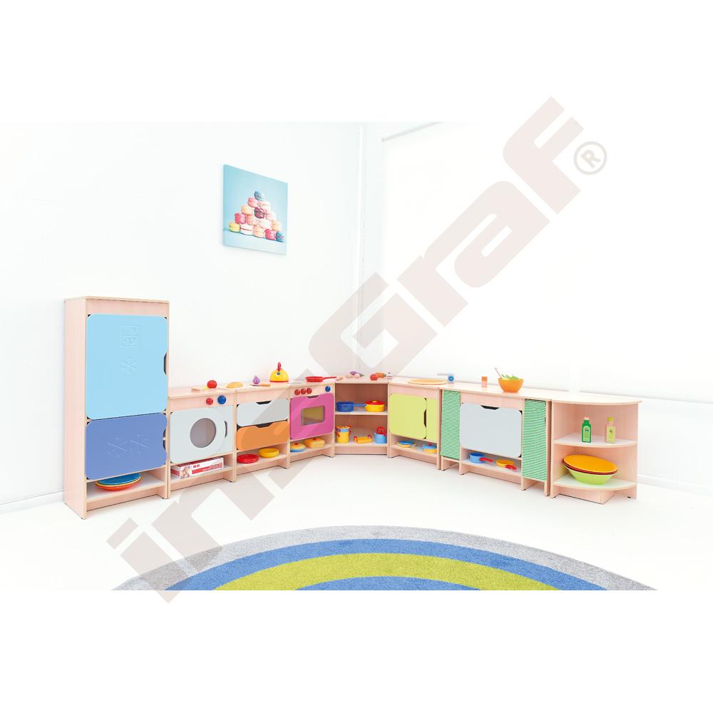Kuchyňka Quadro - sestava s lednicí