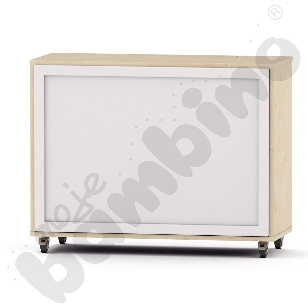 Regał 6-komorowy na kółkach/nóżkach, klon