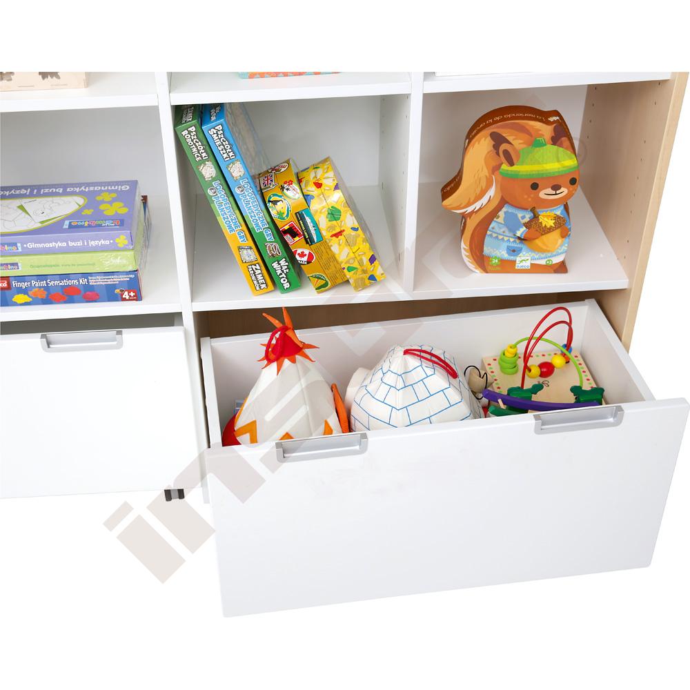 Quadro - úložný box - veľký, biely