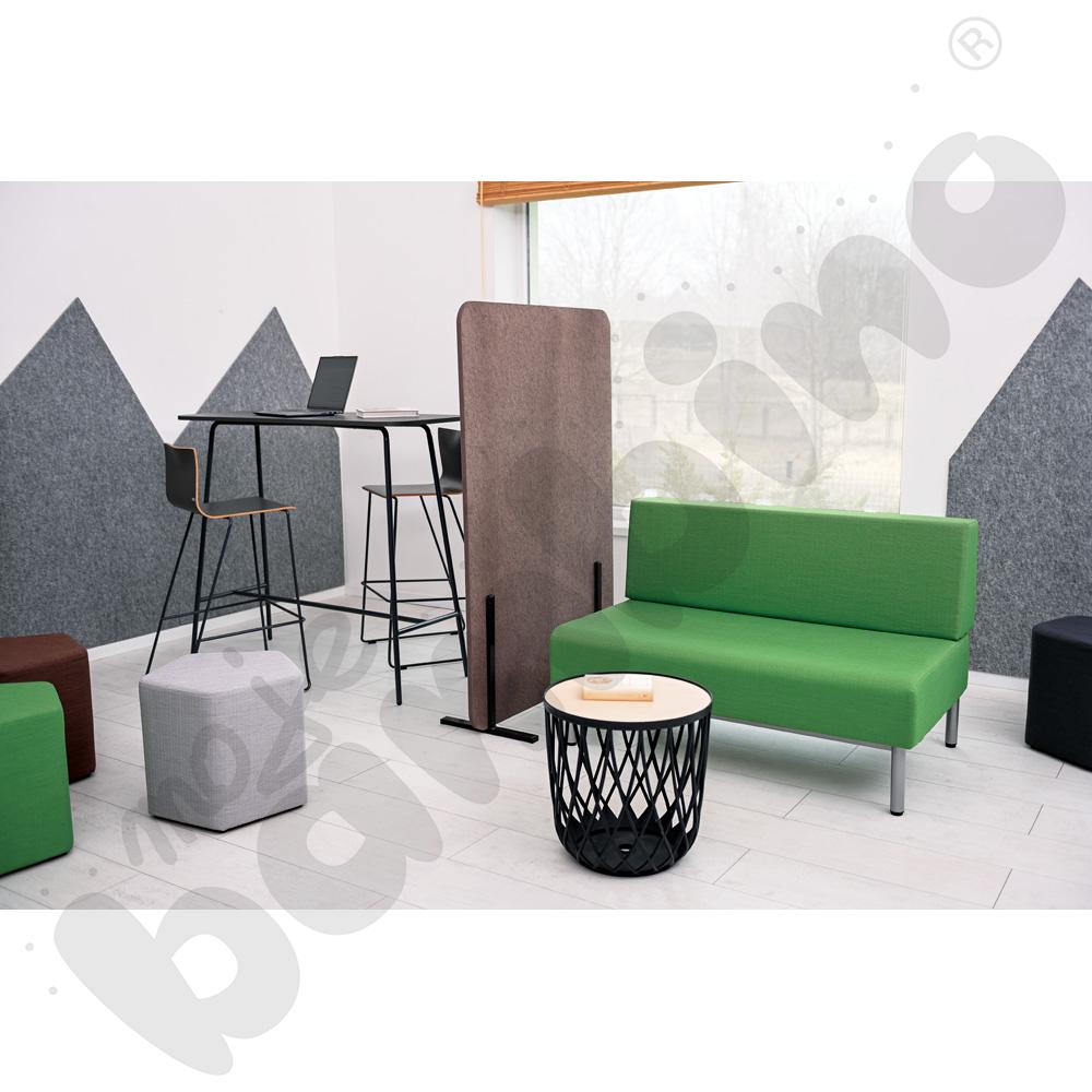 Stolik duży wysoki antracyt 130x50x110