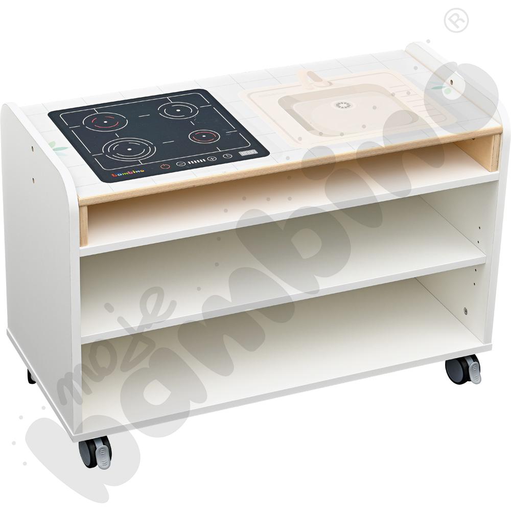 Mobilny kącik Quadro 254 - skrzynia biała