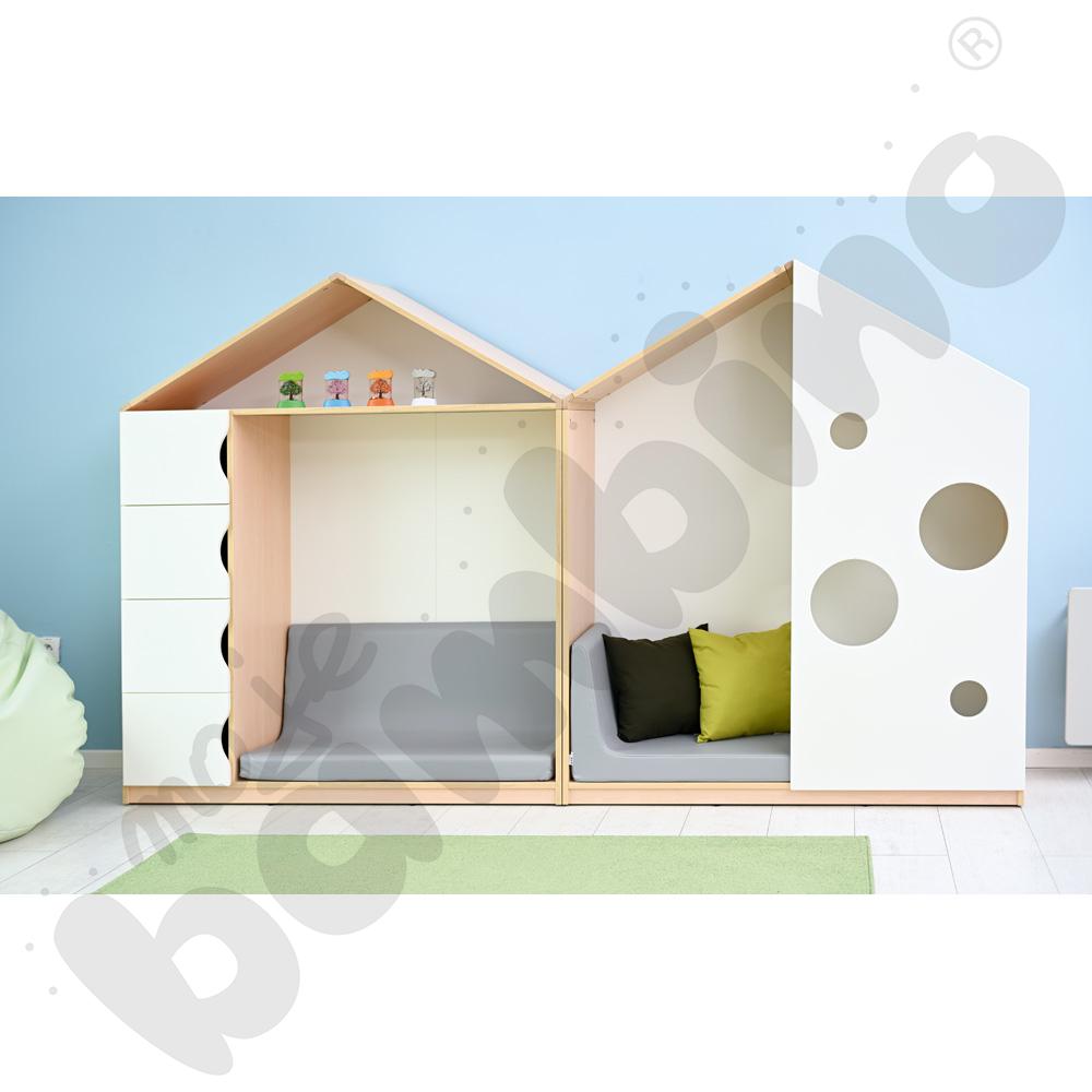 Domek Feria, klonowo-biały