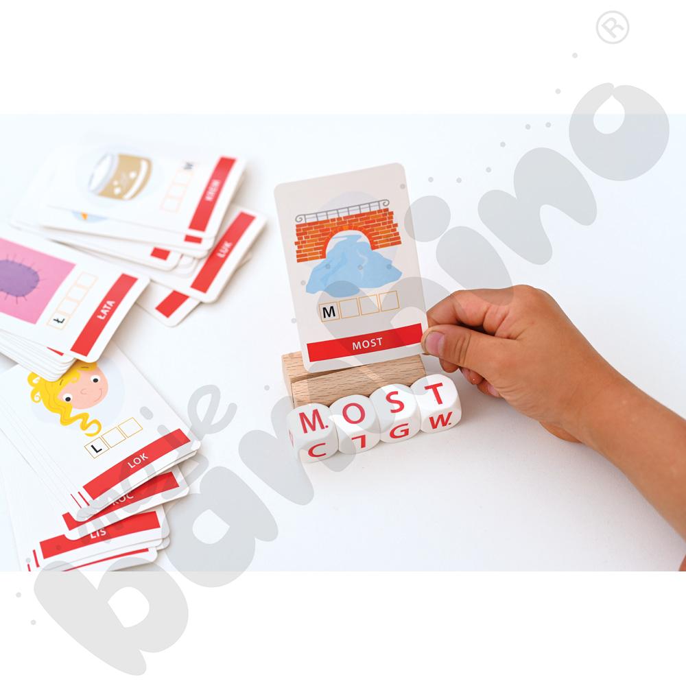 Edukacyjna kostka po kostce – pisanie 4 kostki