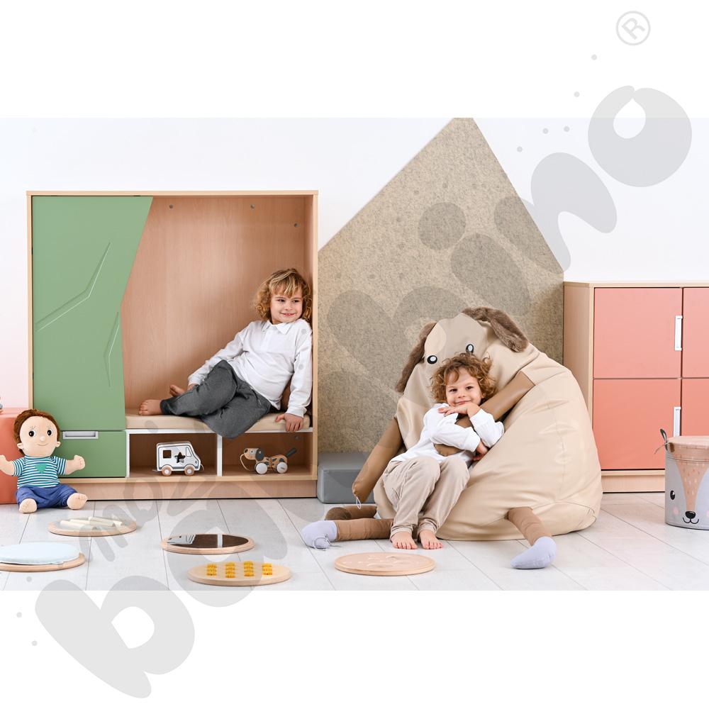 Quadro - szafka-kryjówka - oliwkowa