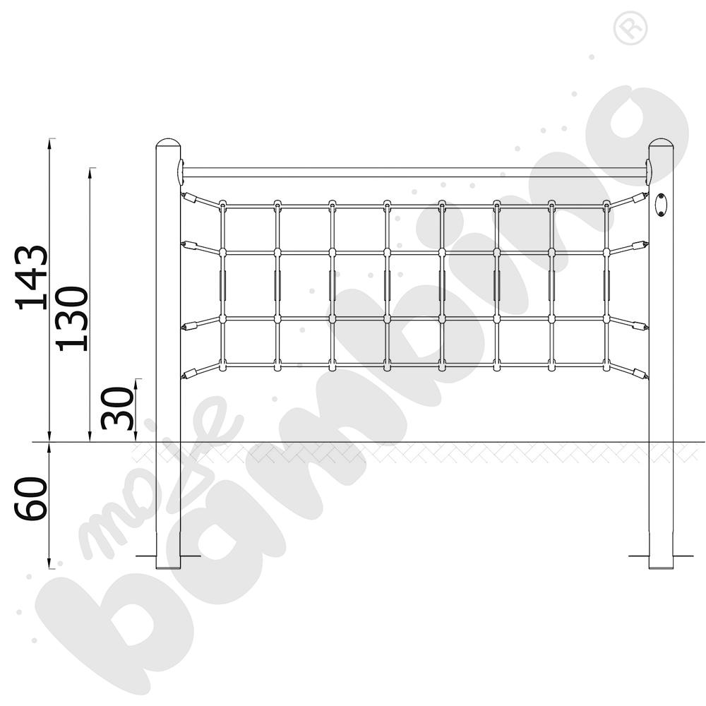 Action4Kids Lime - tunel z lin