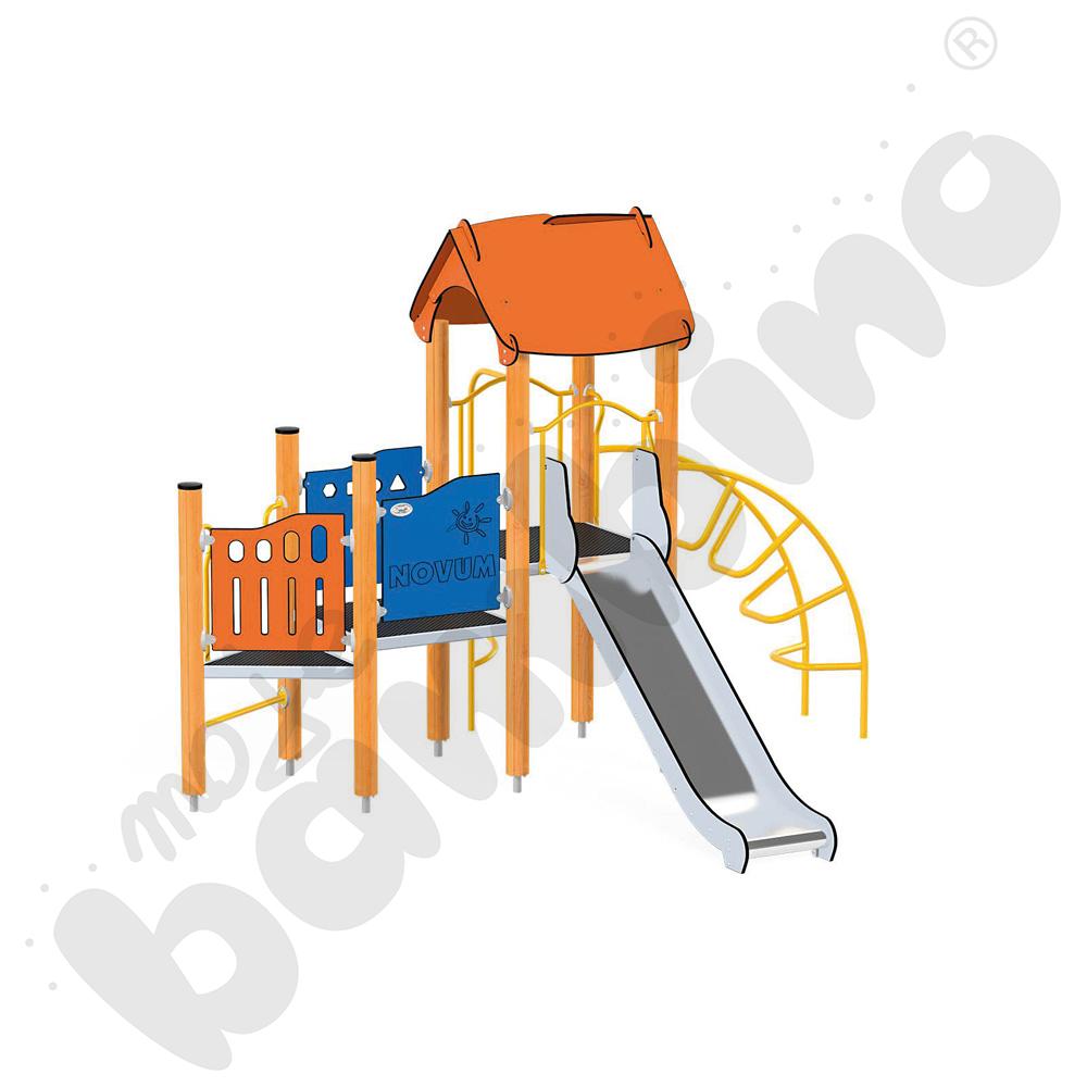 Orbis - wieża 11, drewniane słupy