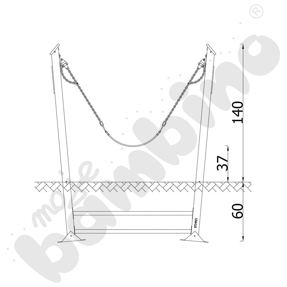 Verto - huśtawka z zawiesiem