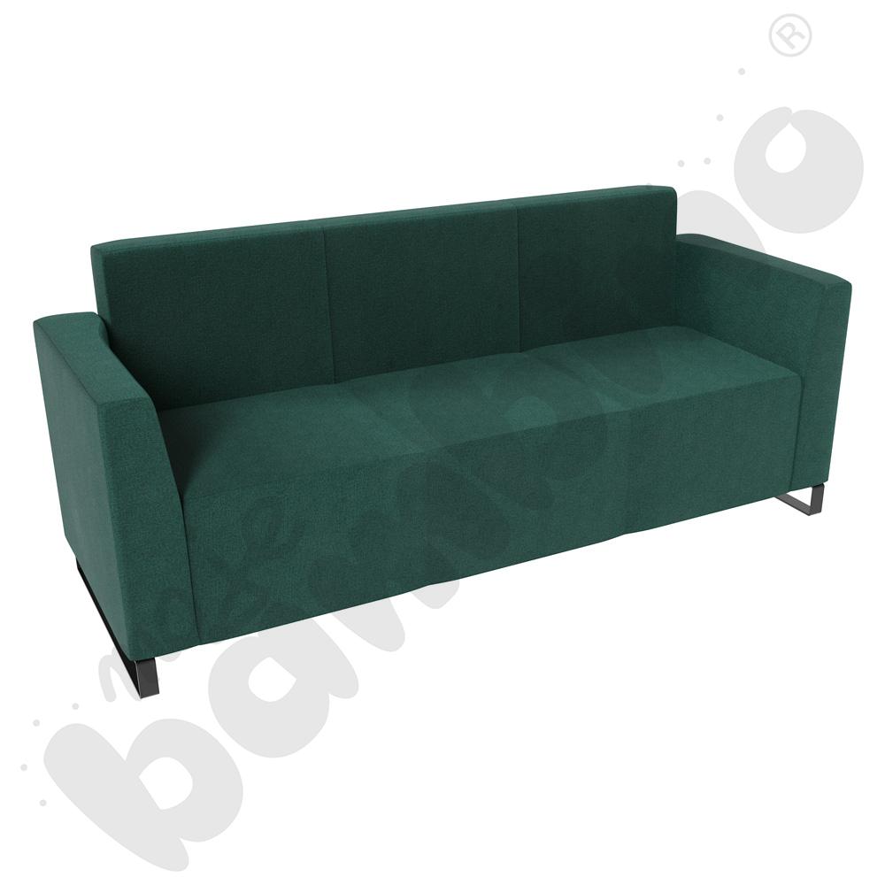 Sofa Universum 3-os. wys. 82 cm, 2 boki niskie, tkanina KG10