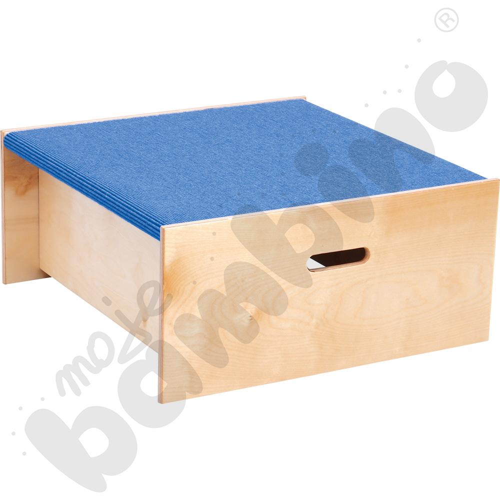 Podest kwadrat, wys. 30 cm - ciemnoniebieski