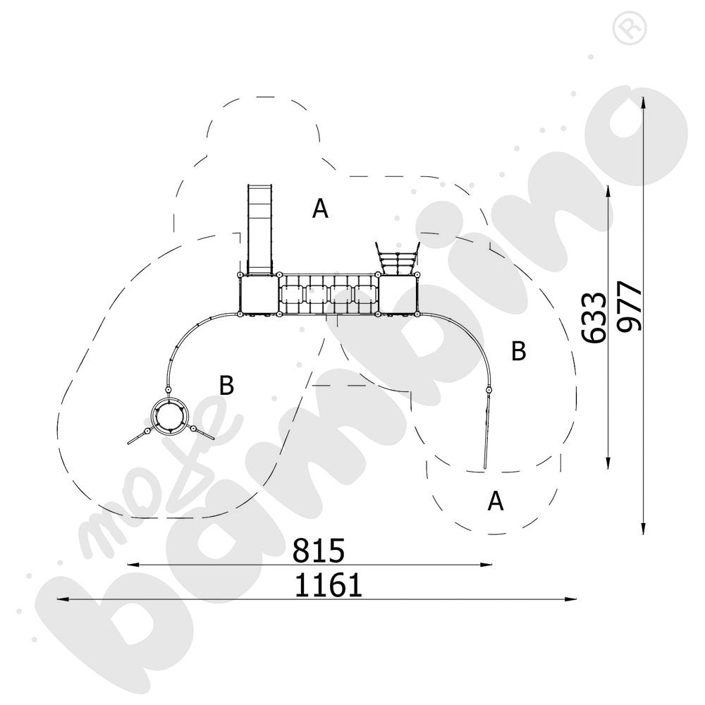 Orbis - zestaw 11319, metalowe słupy