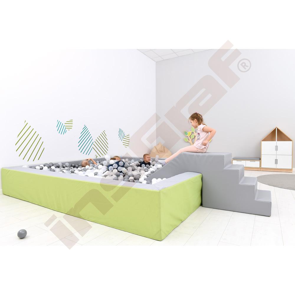 Suchý bazén 3 x 3 m, výška 45 cm