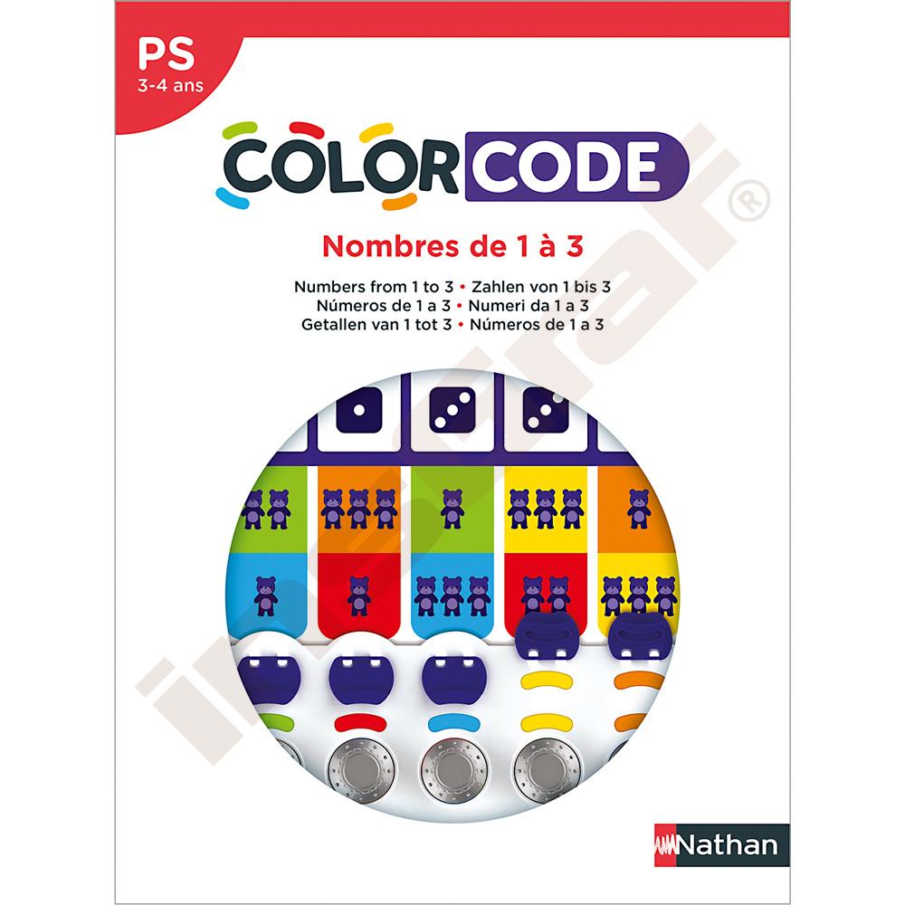 Colorcode - karty úloh - čísla od 1 do 3