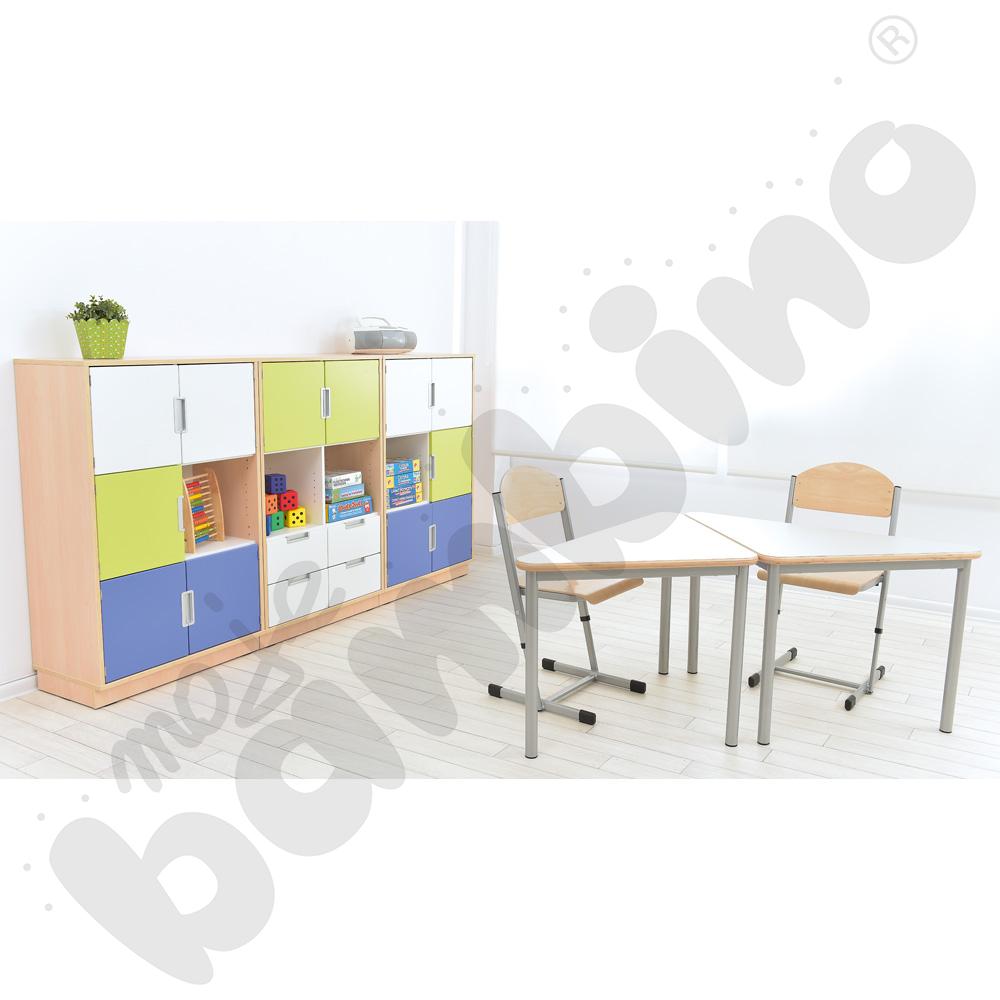 Quadro - zestaw 13, 90 st., skrzynia klon jasny