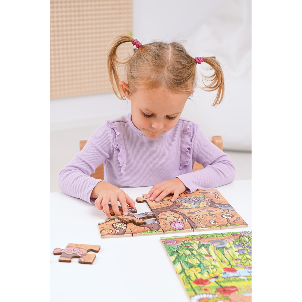 Podlahové puzzle Kvetinová lúka