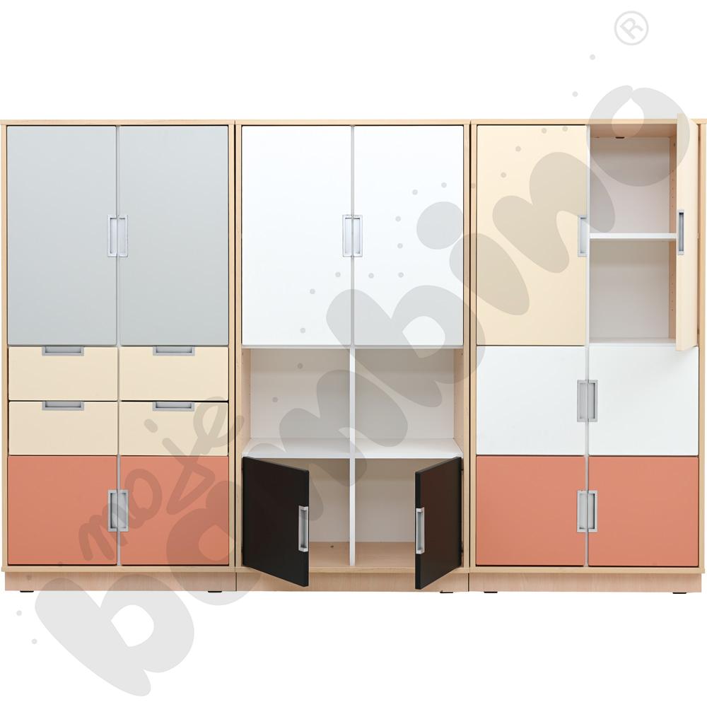 Quadro - zestaw 261, skrzynia klon jasny