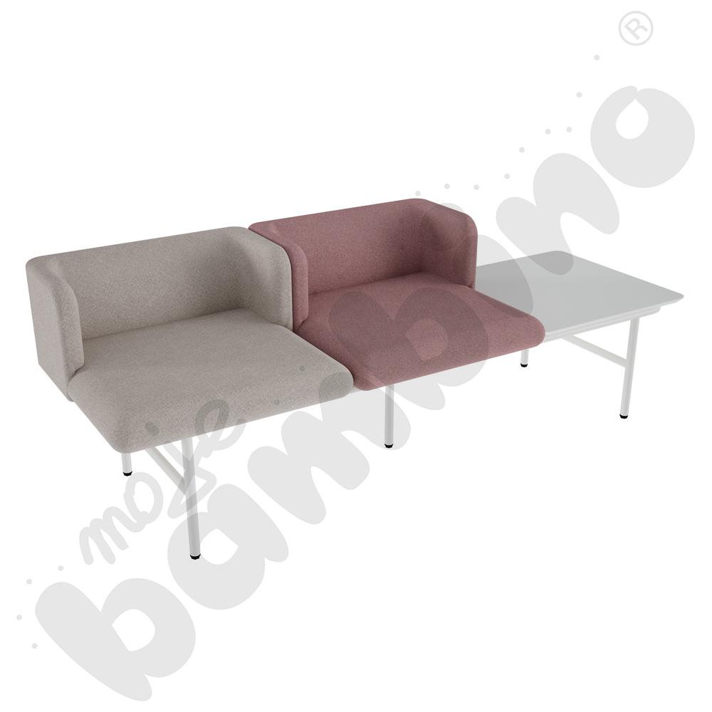 Agora - moduł 4, beżowo-różowy