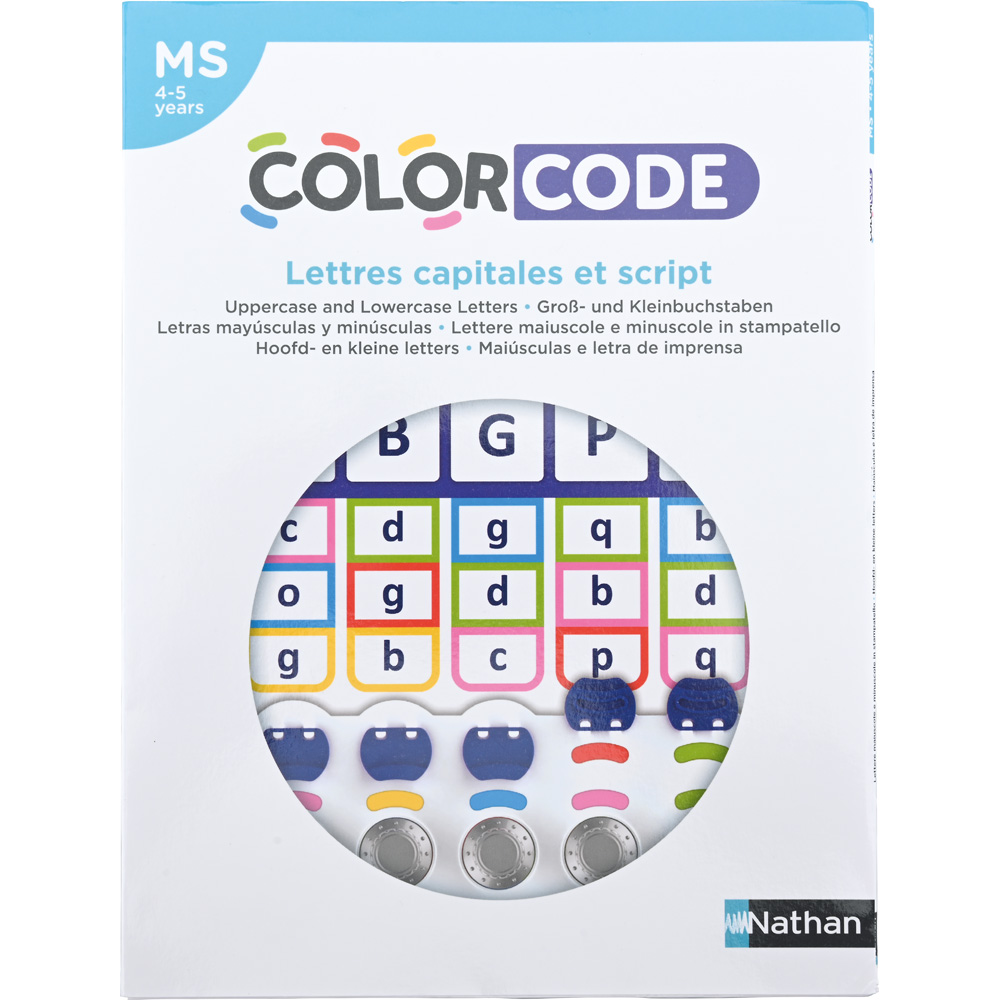Colorcode - karty úloh - veľké a malé písmená